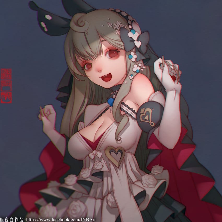reimu endou (nijisanji and 1 more) drawn by zhaoyebai