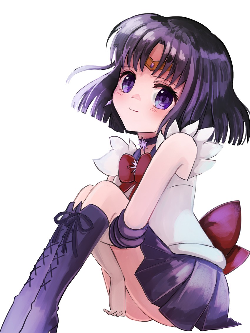 tomoe hotaru and sailor saturn (bishoujo senshi sailor moon) drawn by nacky0610
