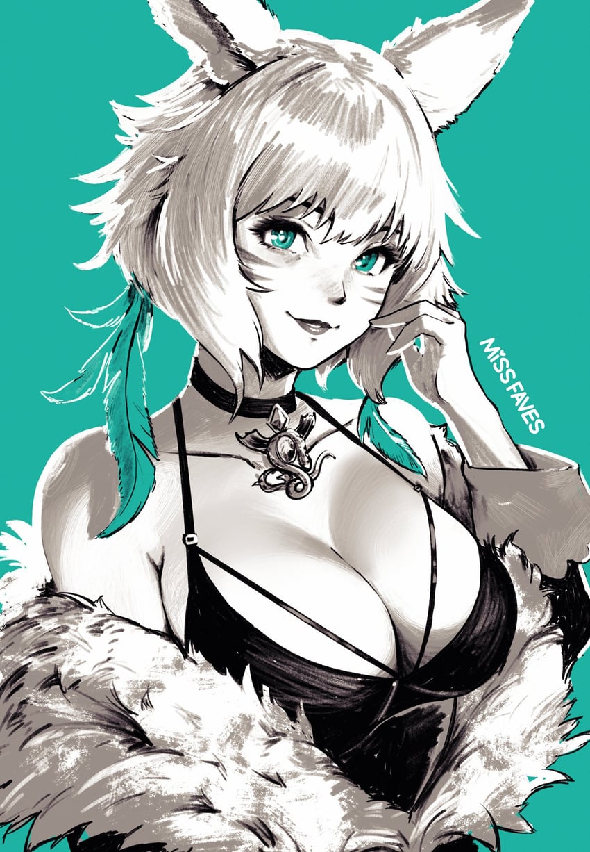 y'shtola rhul (final fantasy and 1 more) drawn by miss_faves