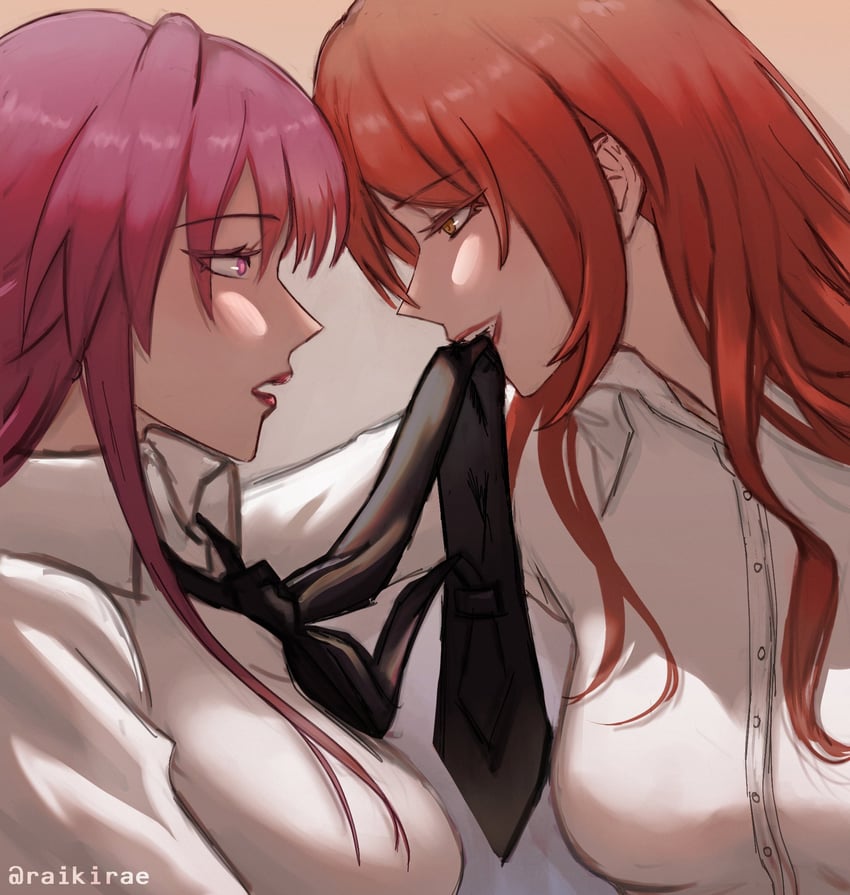 kafka and himeko (honkai and 1 more) drawn by kirari_(raikirae)