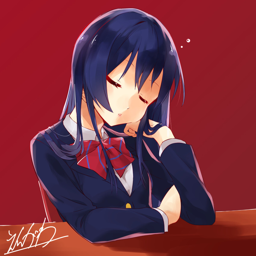 sonoda umi (love live! and 1 more) drawn by engawa_(rarenago)