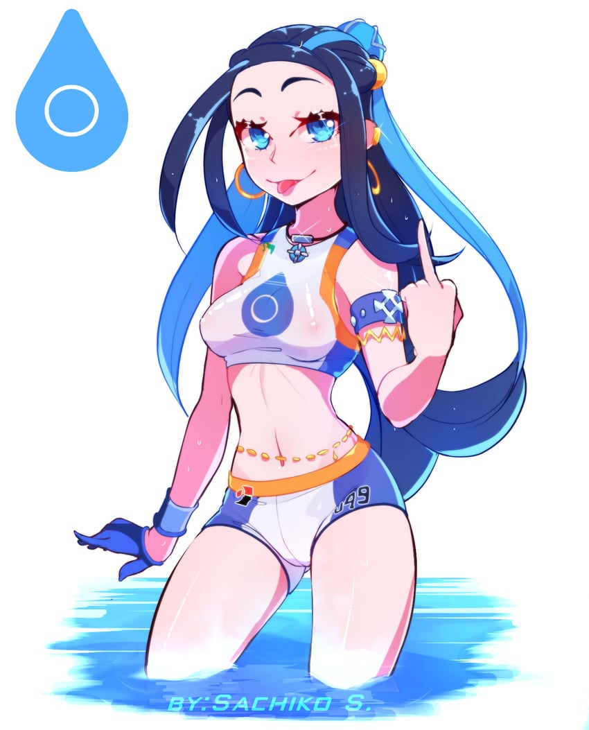 nessa (pokemon and 1 more) drawn by sachiko_shirayuki