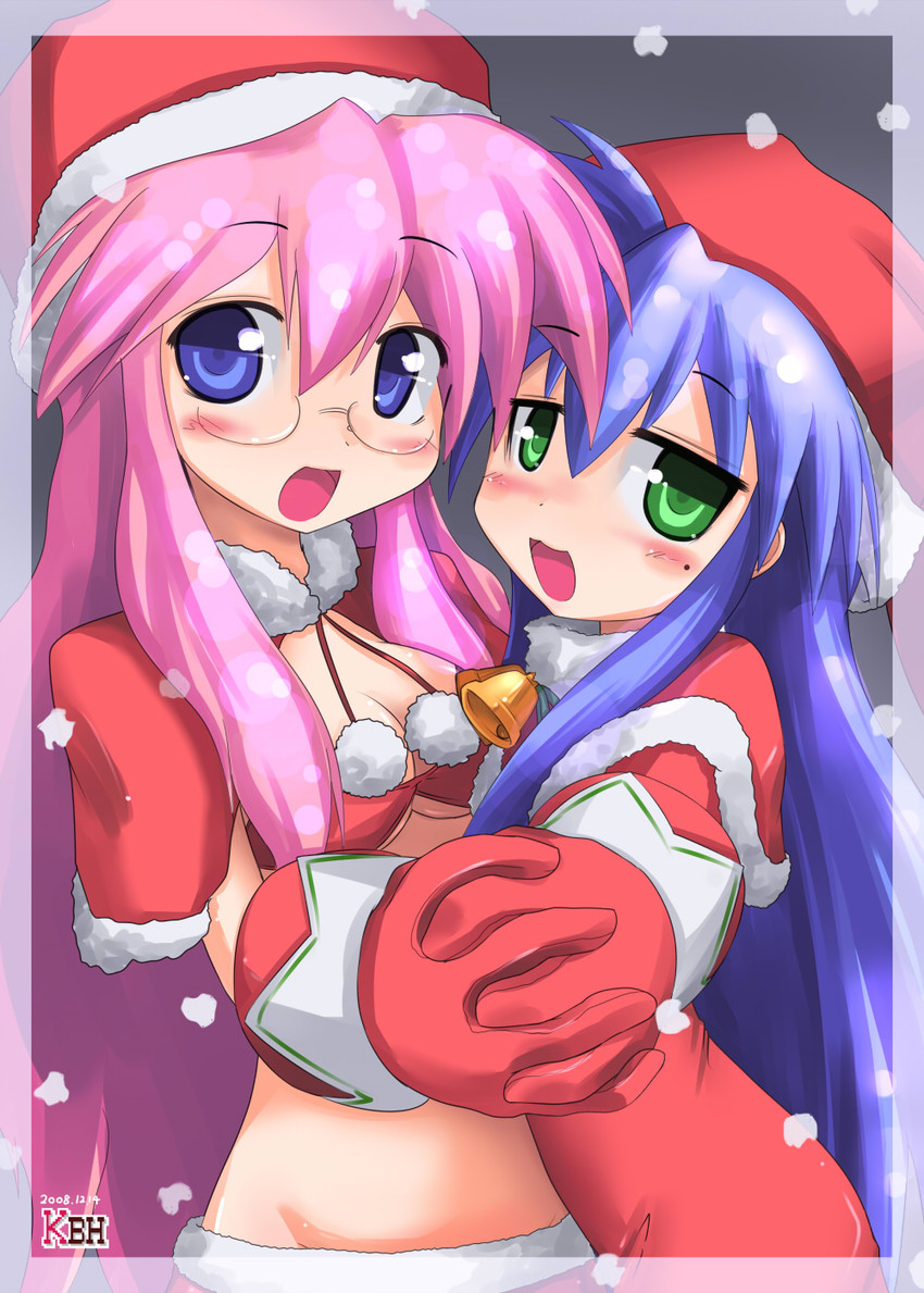 izumi konata and takara miyuki (lucky star) drawn by kazuboh