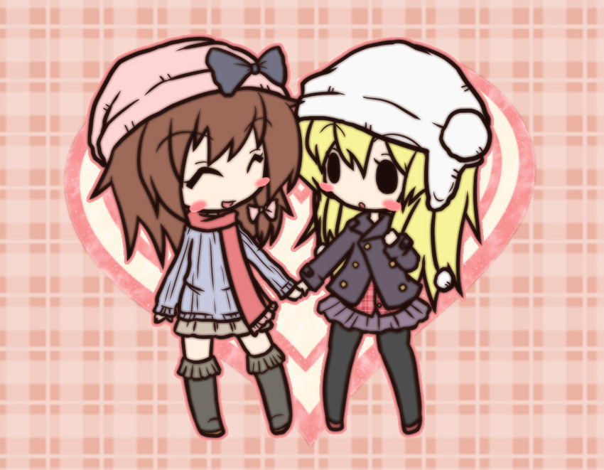 usami renko and maribel hearn (touhou) drawn by fushigi_ebi
