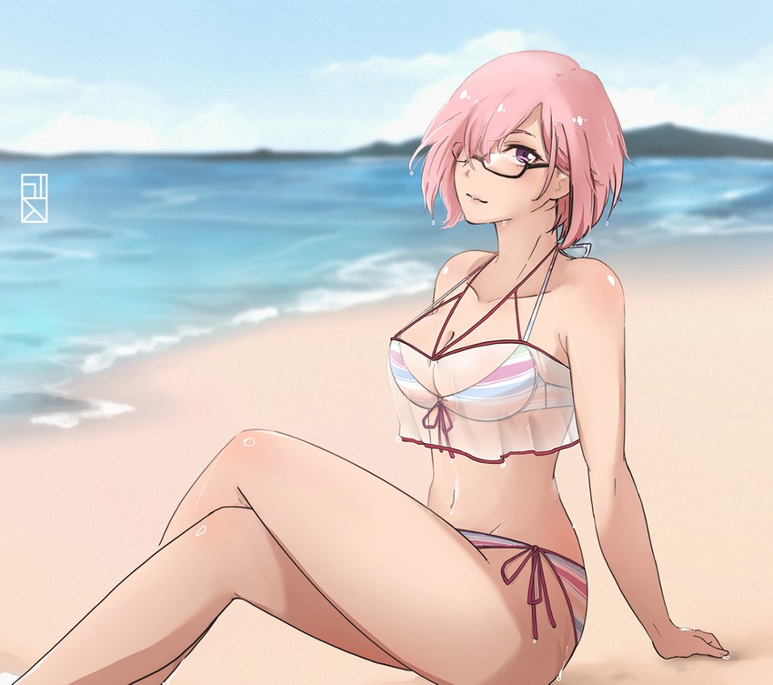 mash kyrielight (fate and 1 more) drawn by fiantokargono