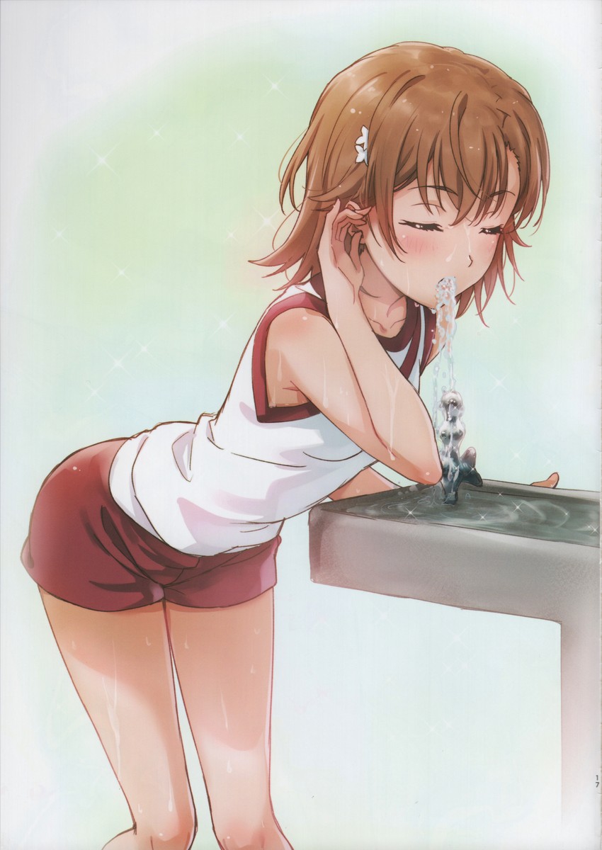 misaka mikoto (toaru majutsu no index and 1 more) drawn by isshi_pyuma
