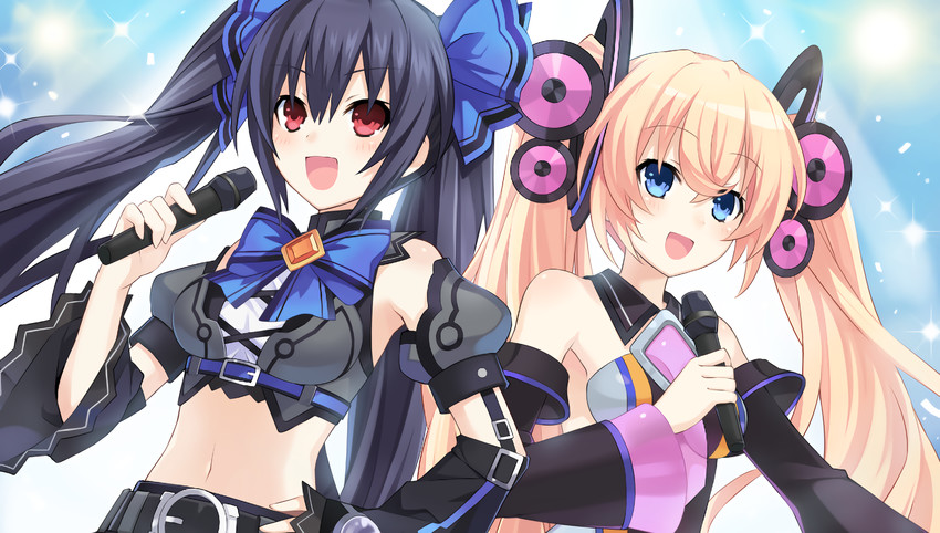 noire and tsunemi (neptune and 1 more) drawn by manamitsu