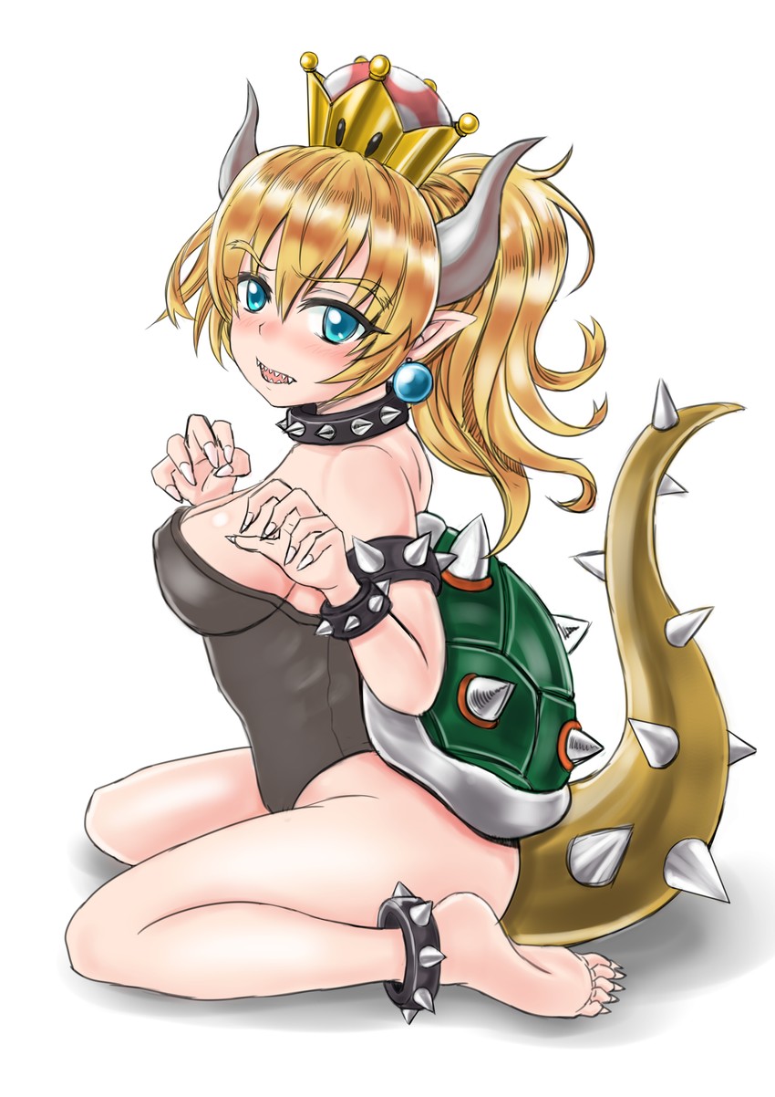 bowsette (mario and 1 more) drawn by shensuo_zhe