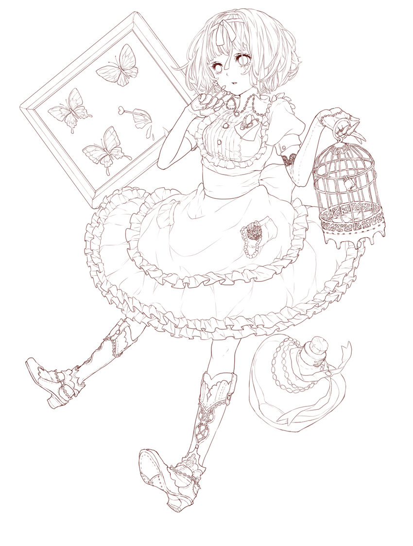 alice (alice's adventures in wonderland and 1 more) drawn by massuru