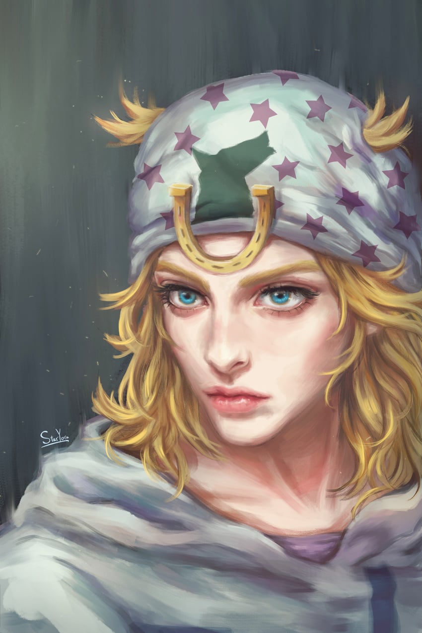 johnny joestar (jojo no kimyou na bouken and 1 more) drawn by staryoruu