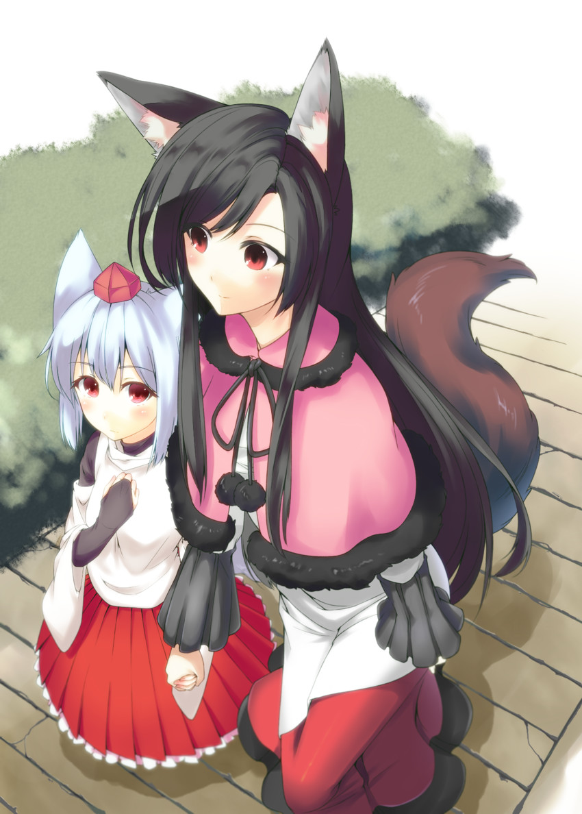 inubashiri momiji and imaizumi kagerou (touhou) drawn by aino-san_(miximixi39)