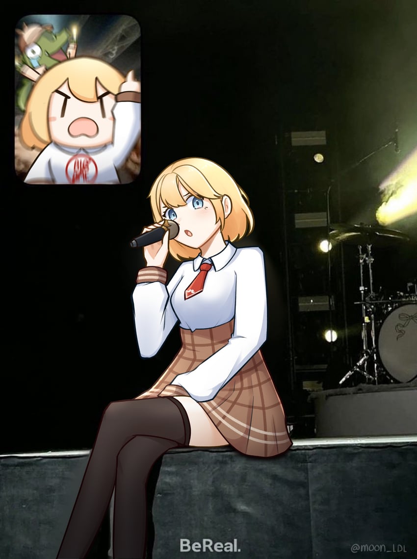 watson amelia, smol ame, and investigator (hololive and 2 more) drawn by moon_ldl