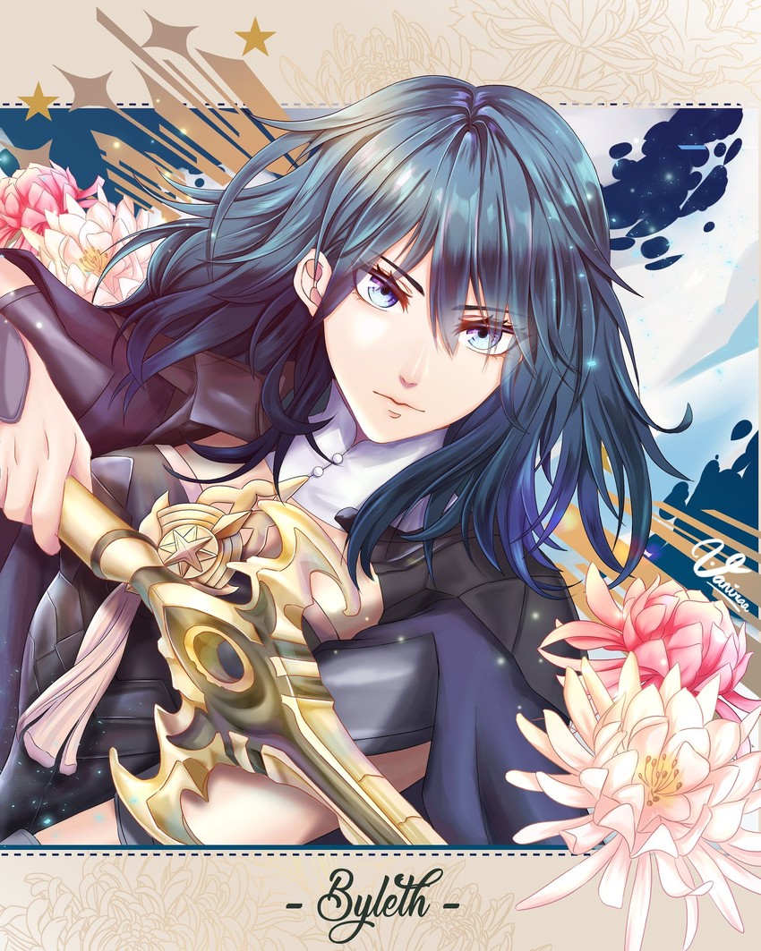 female byleth (fire emblem and 1 more) drawn by vaniraaa
