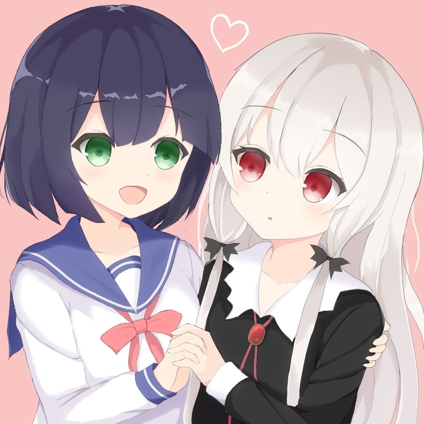 sophie twilight and amano akari (tonari no kyuuketsuki-san) drawn by mizu_(lzzrwi603)