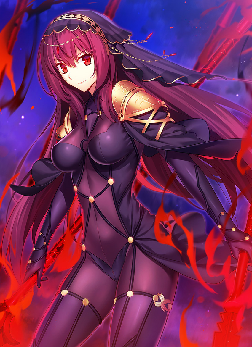 scathach (fate and 1 more) drawn by fuyuki_(neigedhiver)