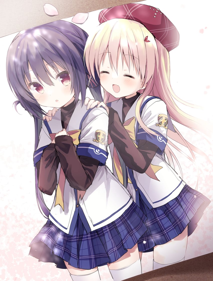 takakura anzu and takakura anri (clover days) drawn by takepoison