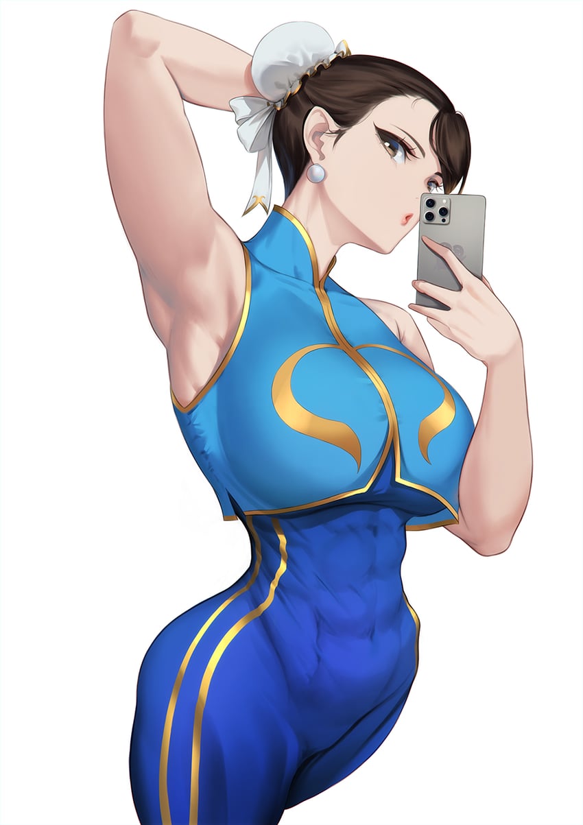 chun-li (street fighter and 1 more) drawn by blueorca