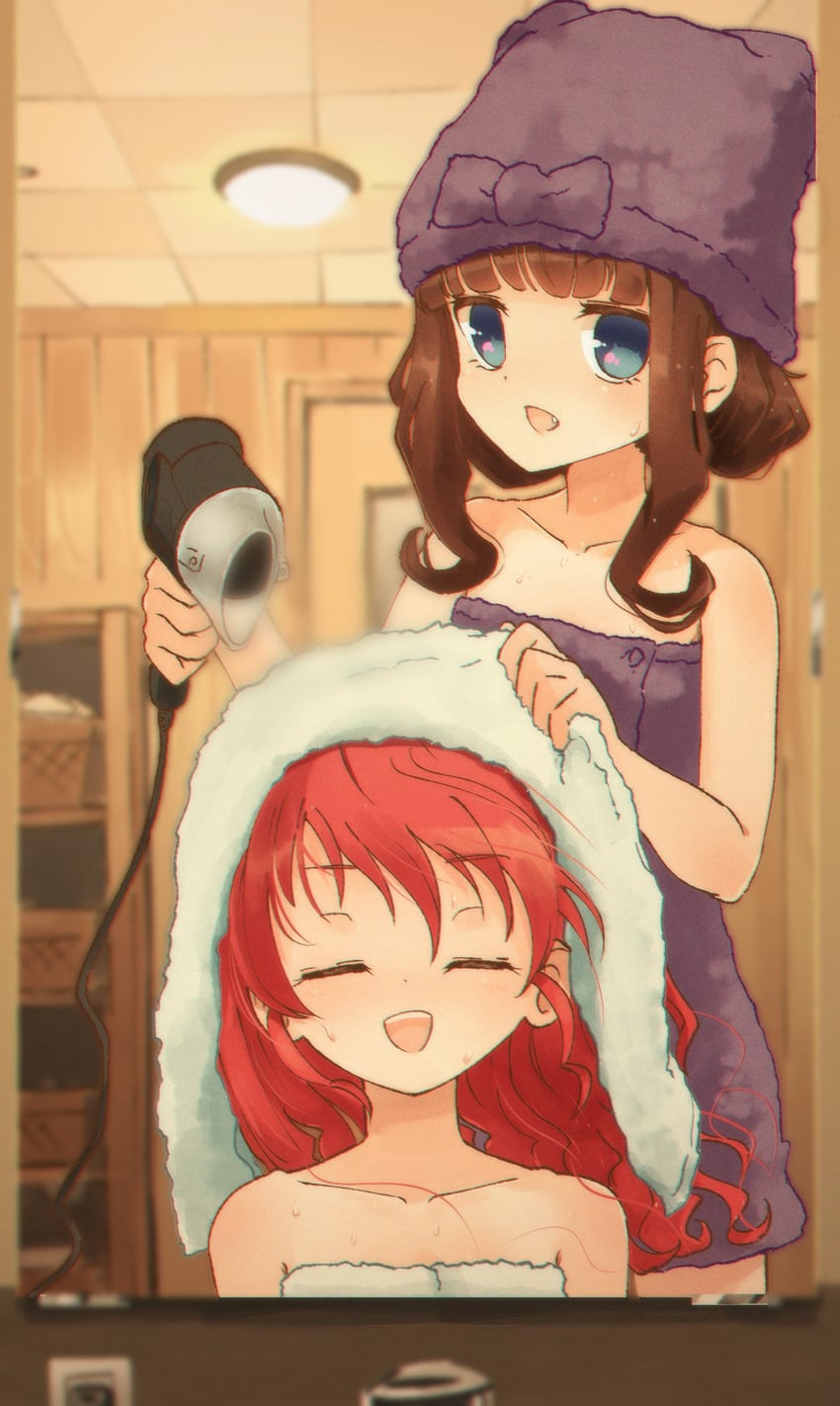 kurosu aroma and shiratama mikan (pretty series and 1 more) drawn by ruru_ashihara