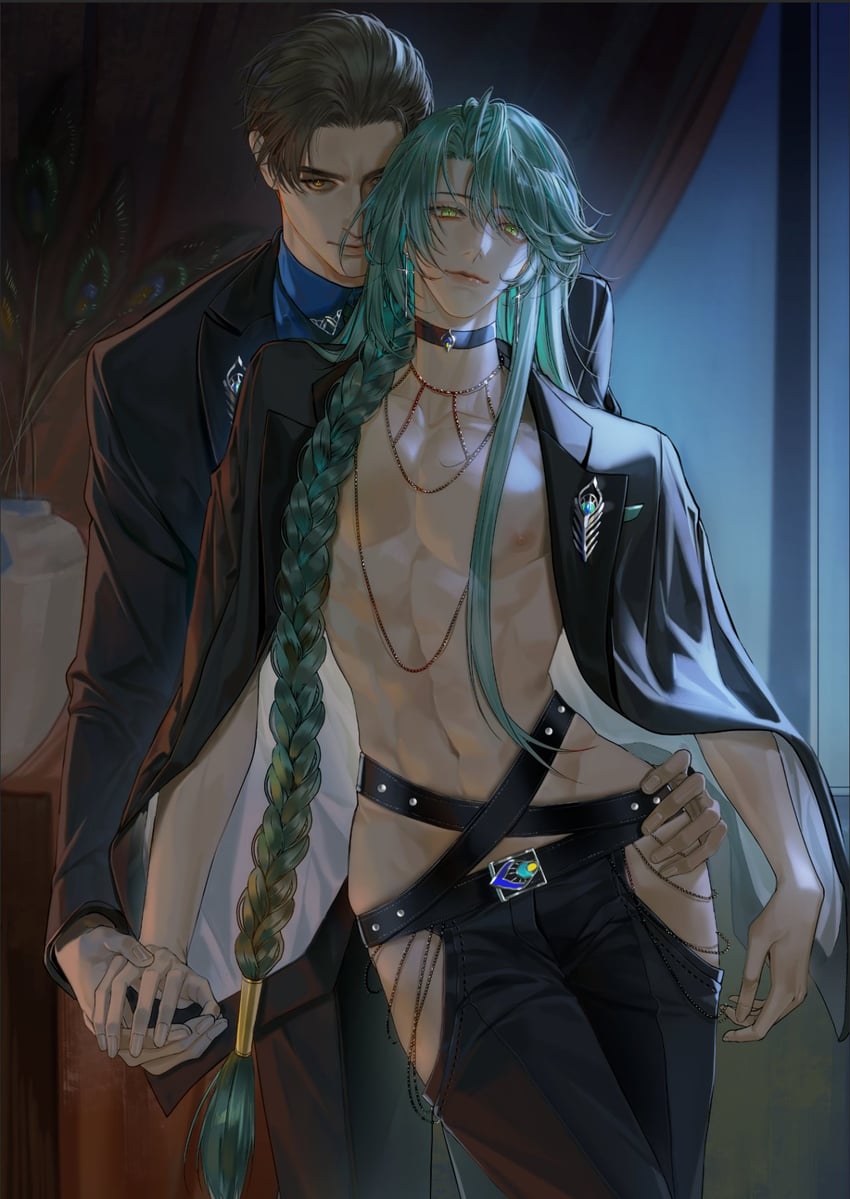 wen chou and yan liang (code: kite) drawn by weijiujun