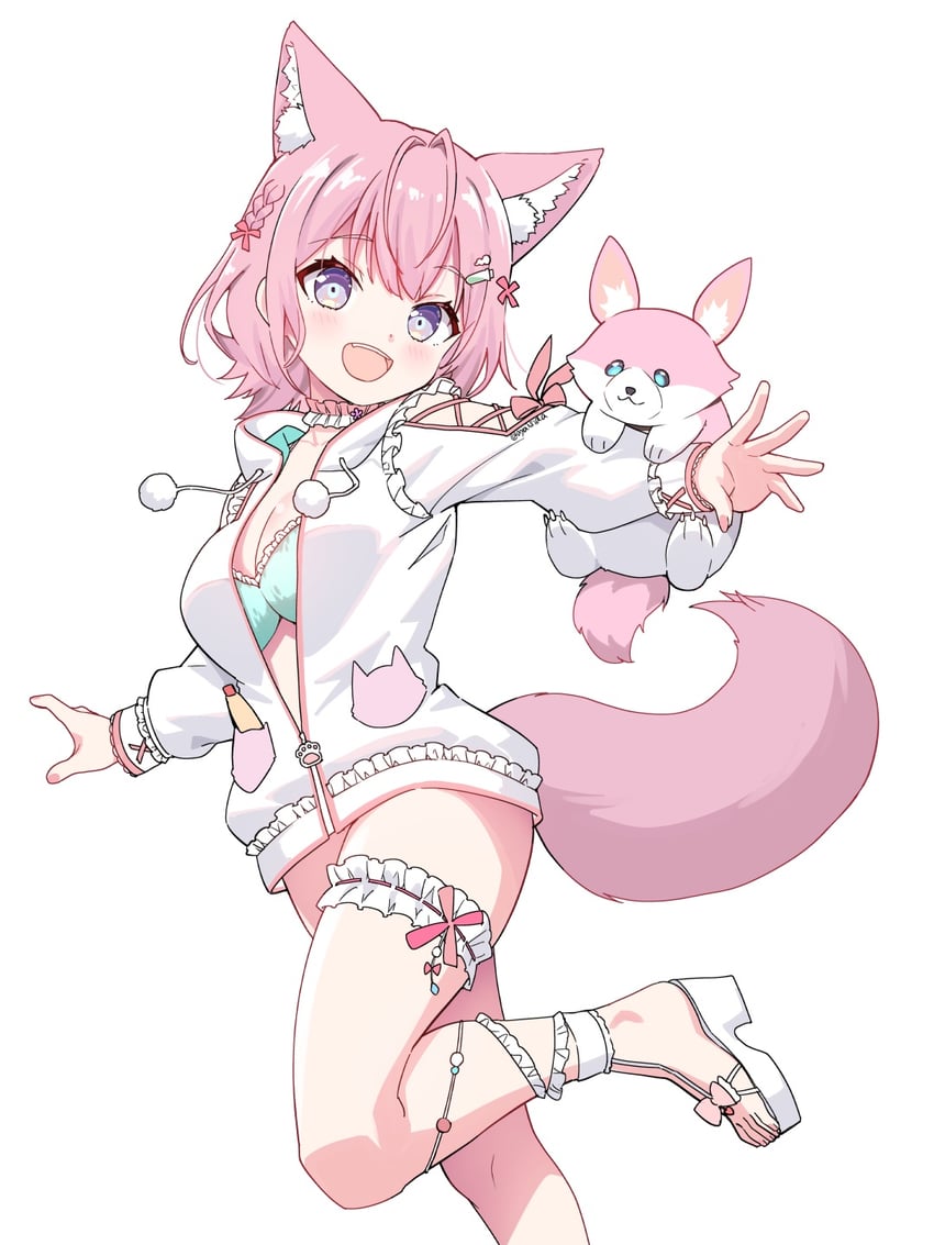 hakui koyori and kokoro (hololive) drawn by ishida_aya