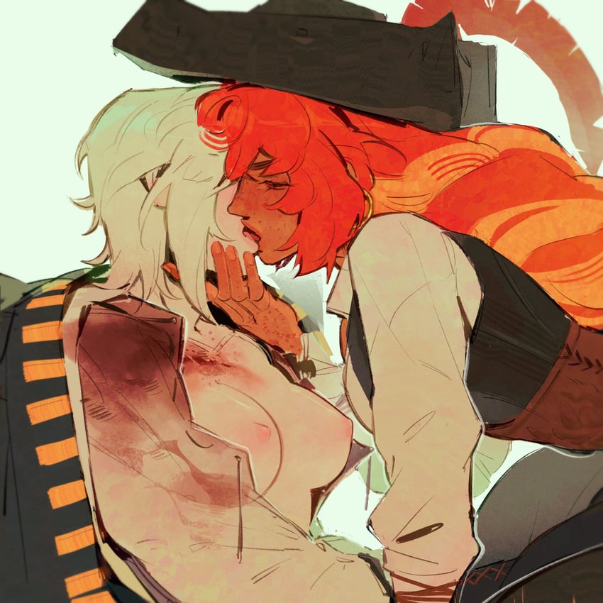 ishmael and faust (project moon and 1 more) drawn by 2400db
