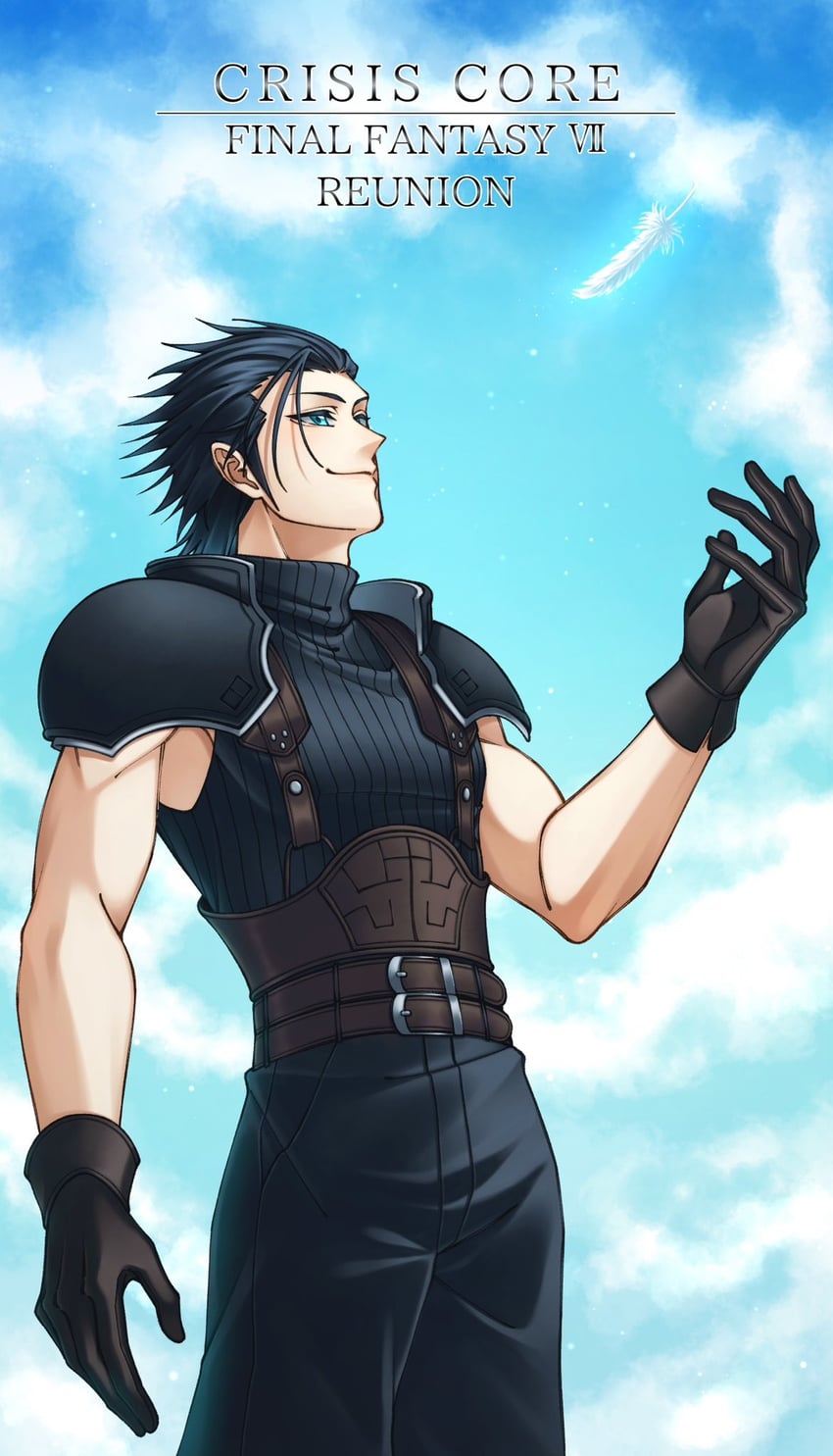 zack fair (final fantasy and 2 more) drawn by zooooo_sui
