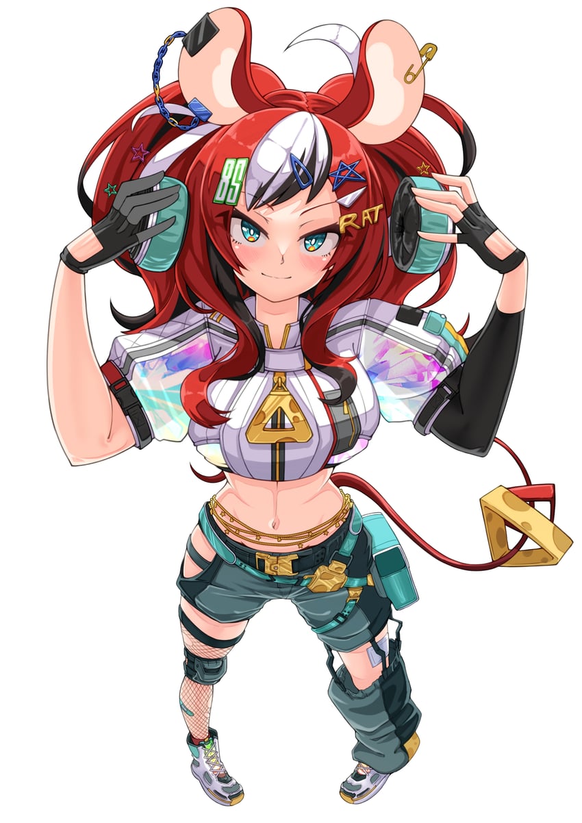 hakos baelz (hololive and 1 more) drawn by nyang-kaz