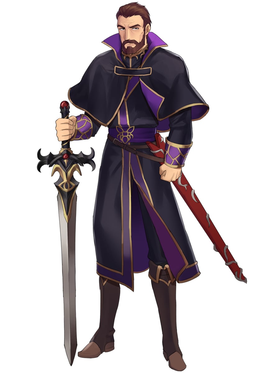 raydrik (fire emblem and 1 more) drawn by ebinku