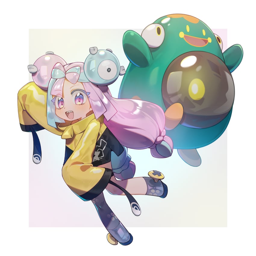 iono, magnemite, and bellibolt (pokemon and 1 more) drawn by loikomax