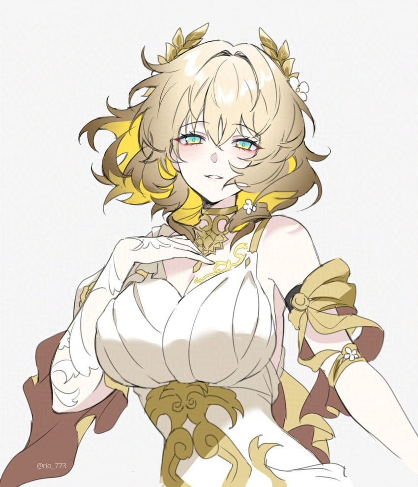 aglaea (honkai and 1 more) drawn by rio_(rio773)