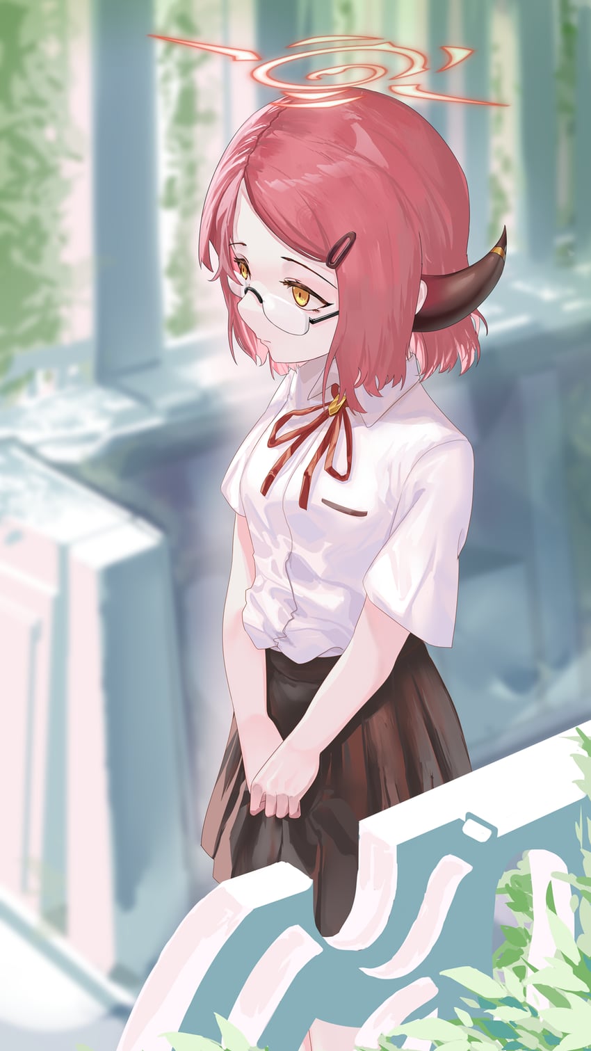 aru (blue archive) drawn by aircctzillie