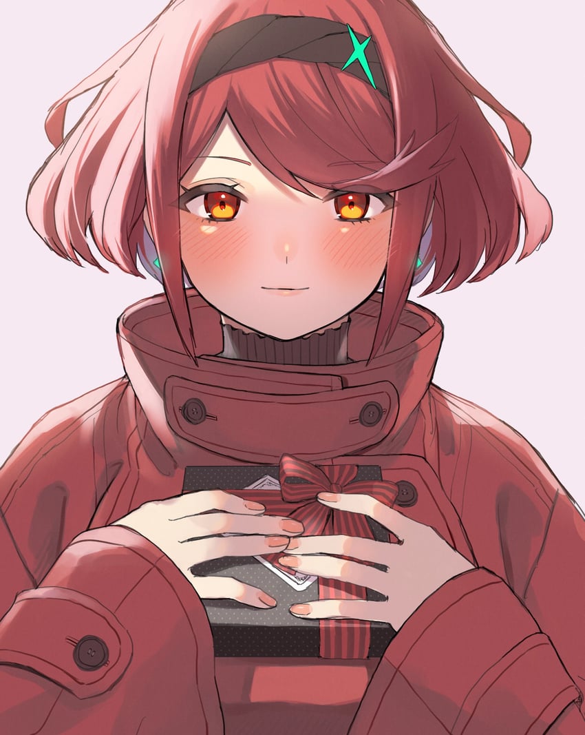 pyra (xenoblade chronicles and 1 more) drawn by kinagi_(3307377)