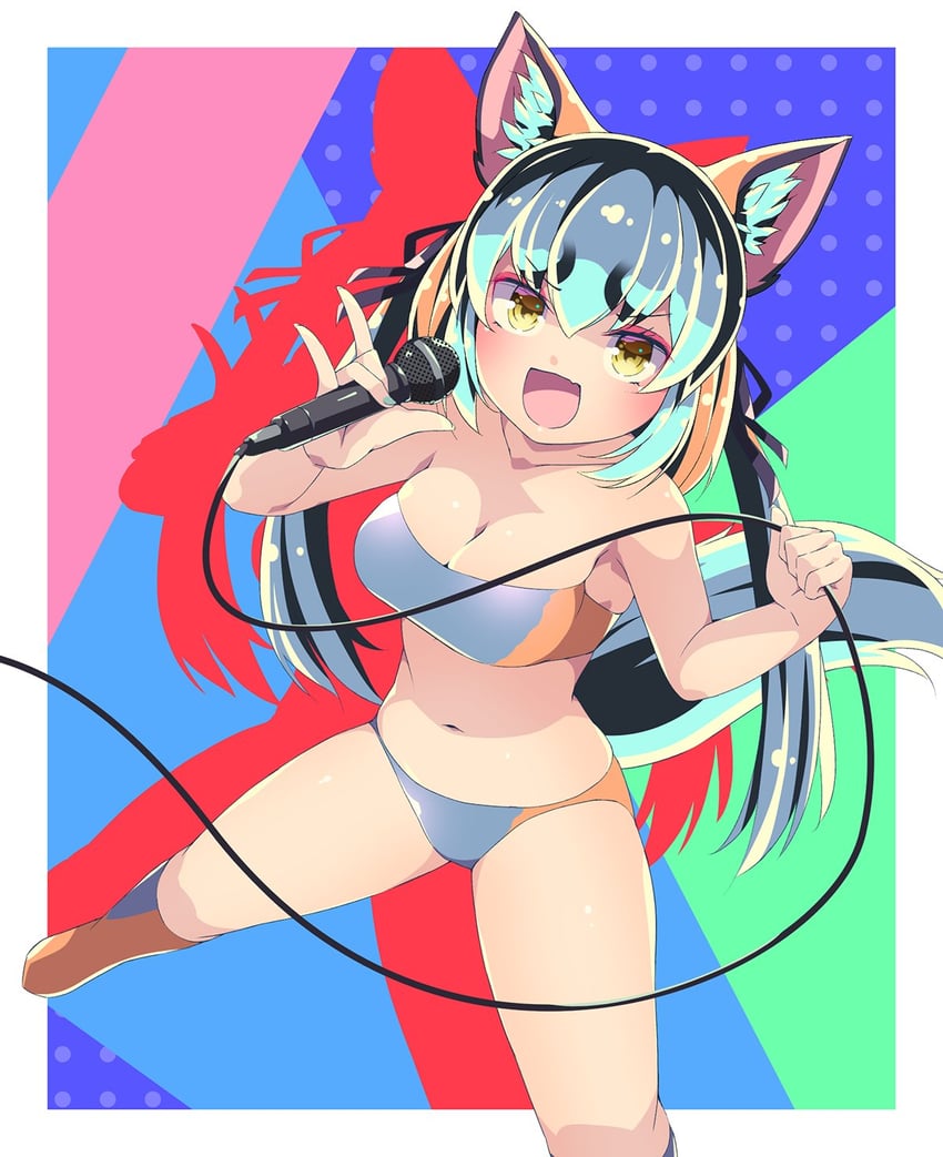 island fox (kemono friends and 1 more) drawn by drias