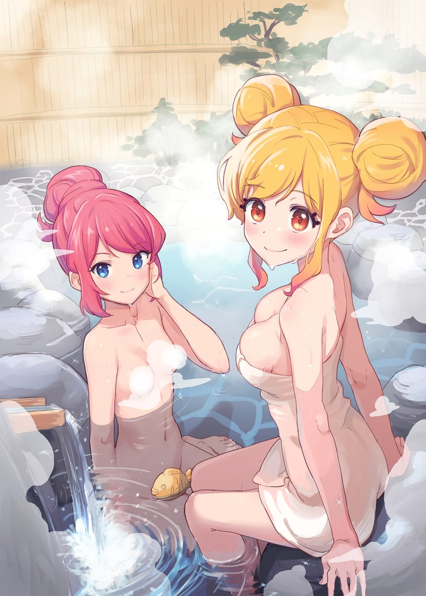 nijino yume and sakuraba rola (aikatsu! and 1 more) drawn by susinoyama