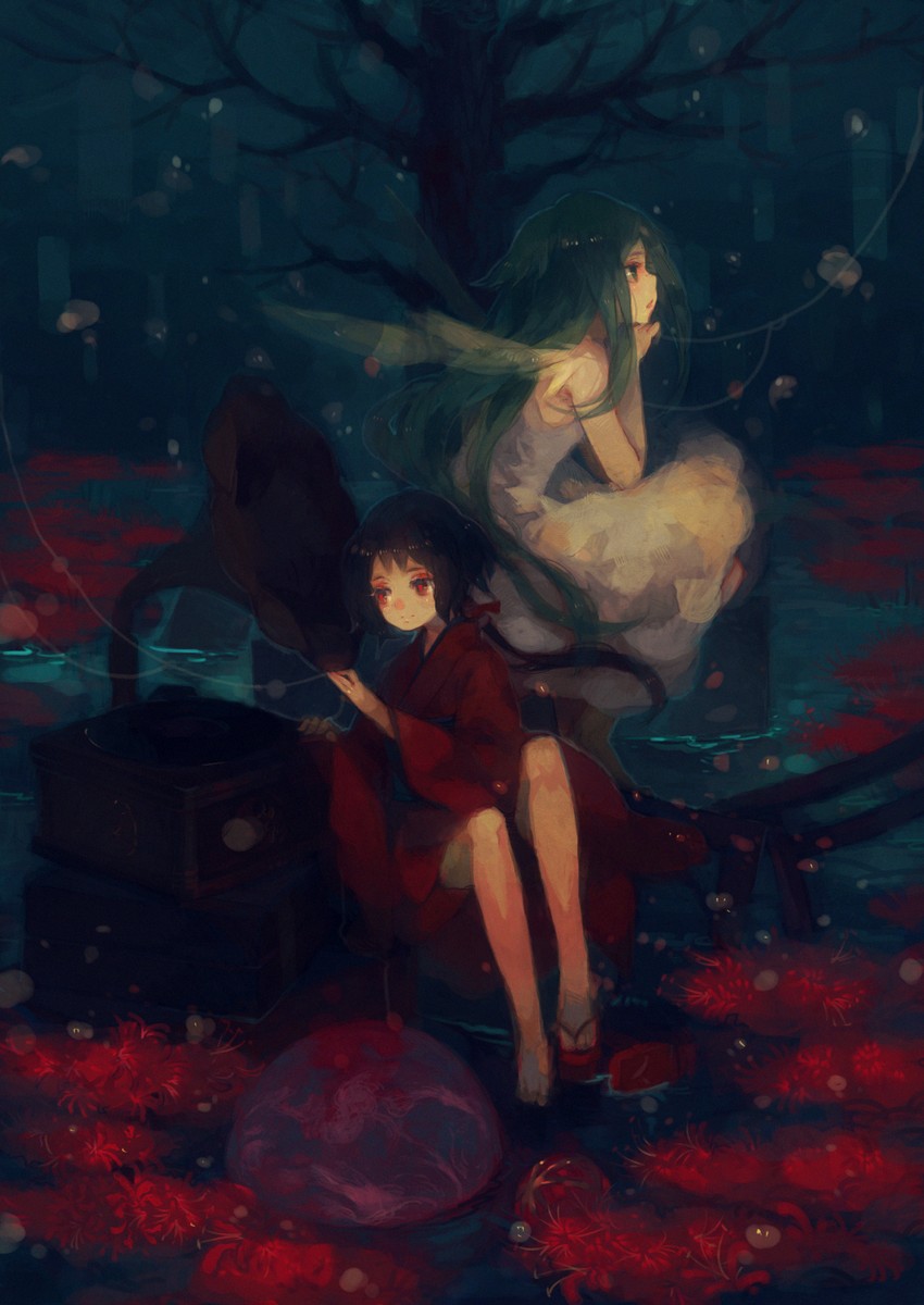 saya and kurame (saya no uta and 2 more) drawn by wakatsuki_(etoiles)