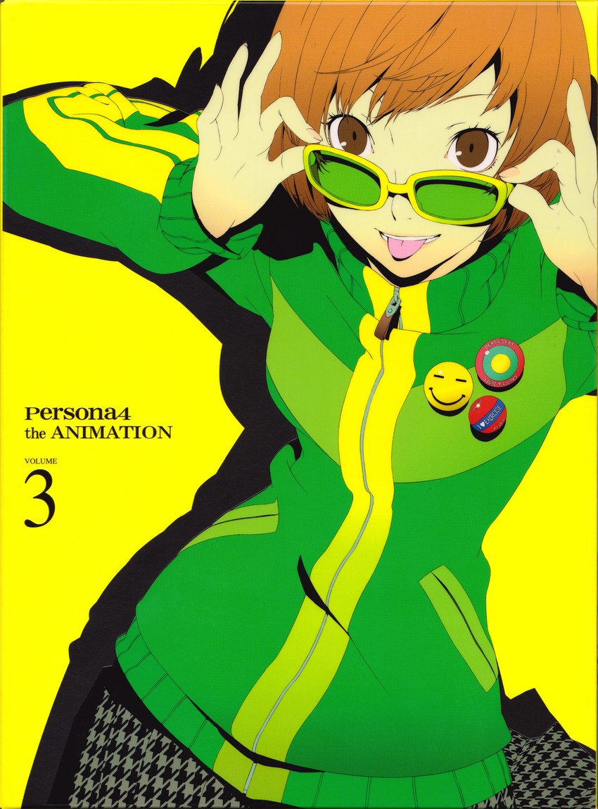 satonaka chie (persona and 1 more) drawn by soejima_shigenori