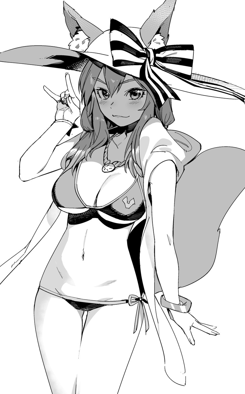 tamamo and tamamo no mae (fate and 1 more) drawn by menea