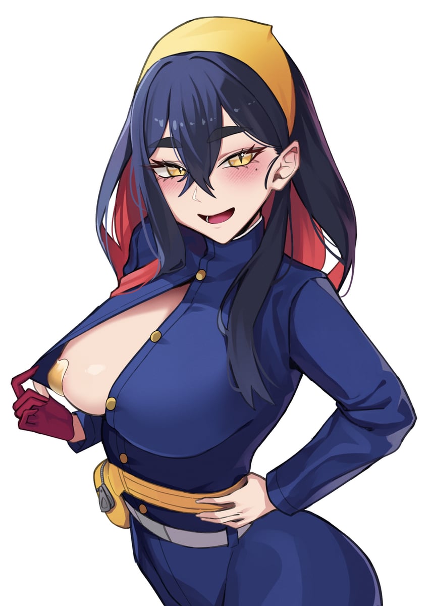 carmine (pokemon and 1 more) drawn by yzr_(yzr99)