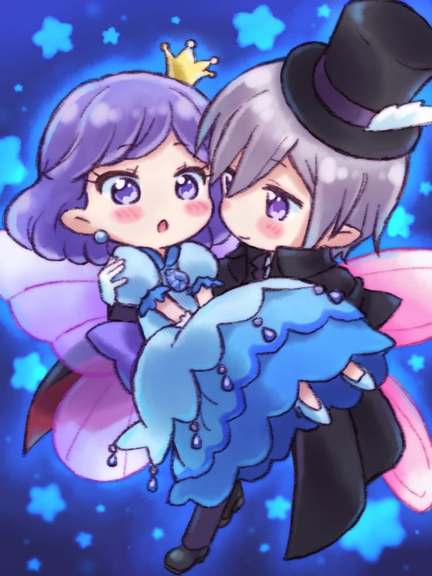 sumire and statice (sanrio and 1 more) drawn by ikzw