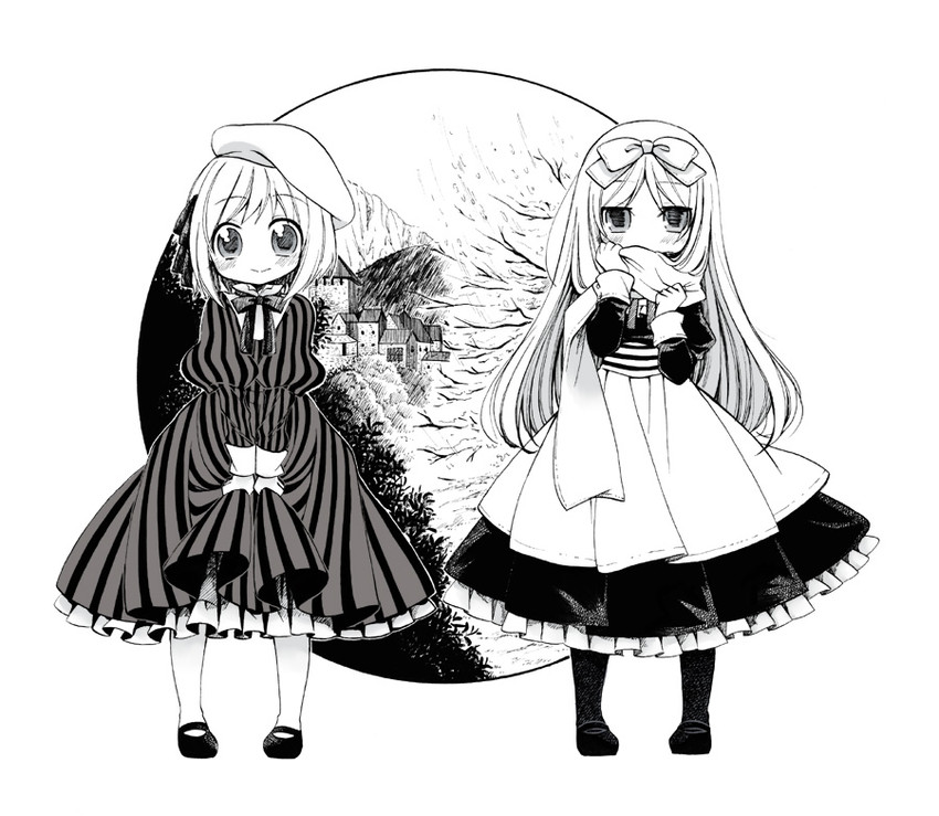 belarus and liechtenstein (axis powers hetalia) drawn by nono_(c_taka)