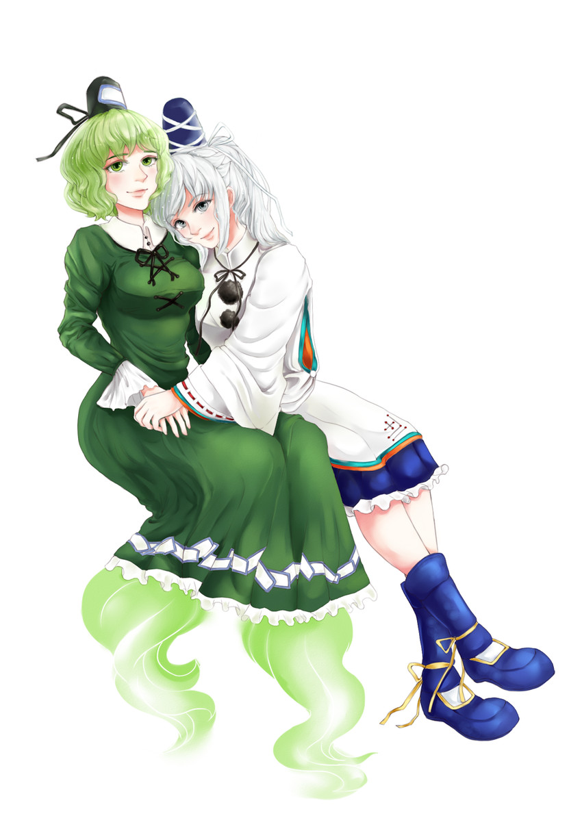 mononobe no futo and soga no tojiko (touhou) drawn by bn_lorrie