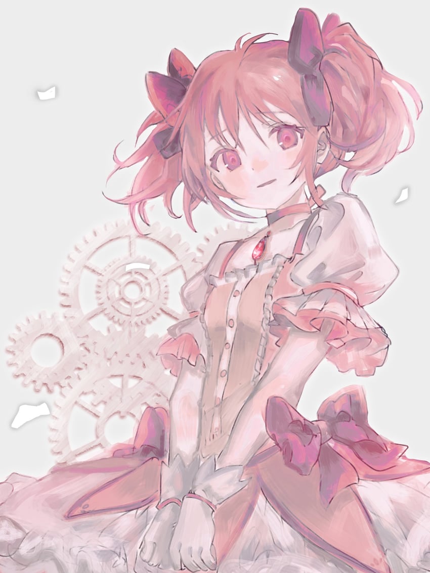 kaname madoka (mahou shoujo madoka magica) drawn by koa_miza