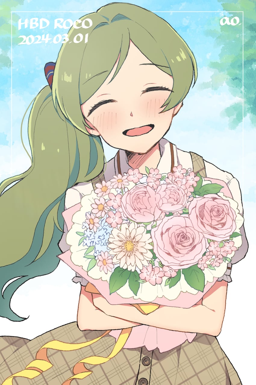 handa roco (idolmaster and 2 more) drawn by waka302k
