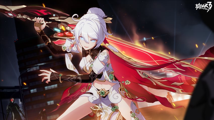 kiana kaslana and gray serpent (honkai and 1 more)