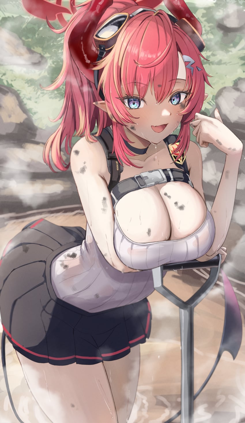 megu (blue archive) drawn by cafenami