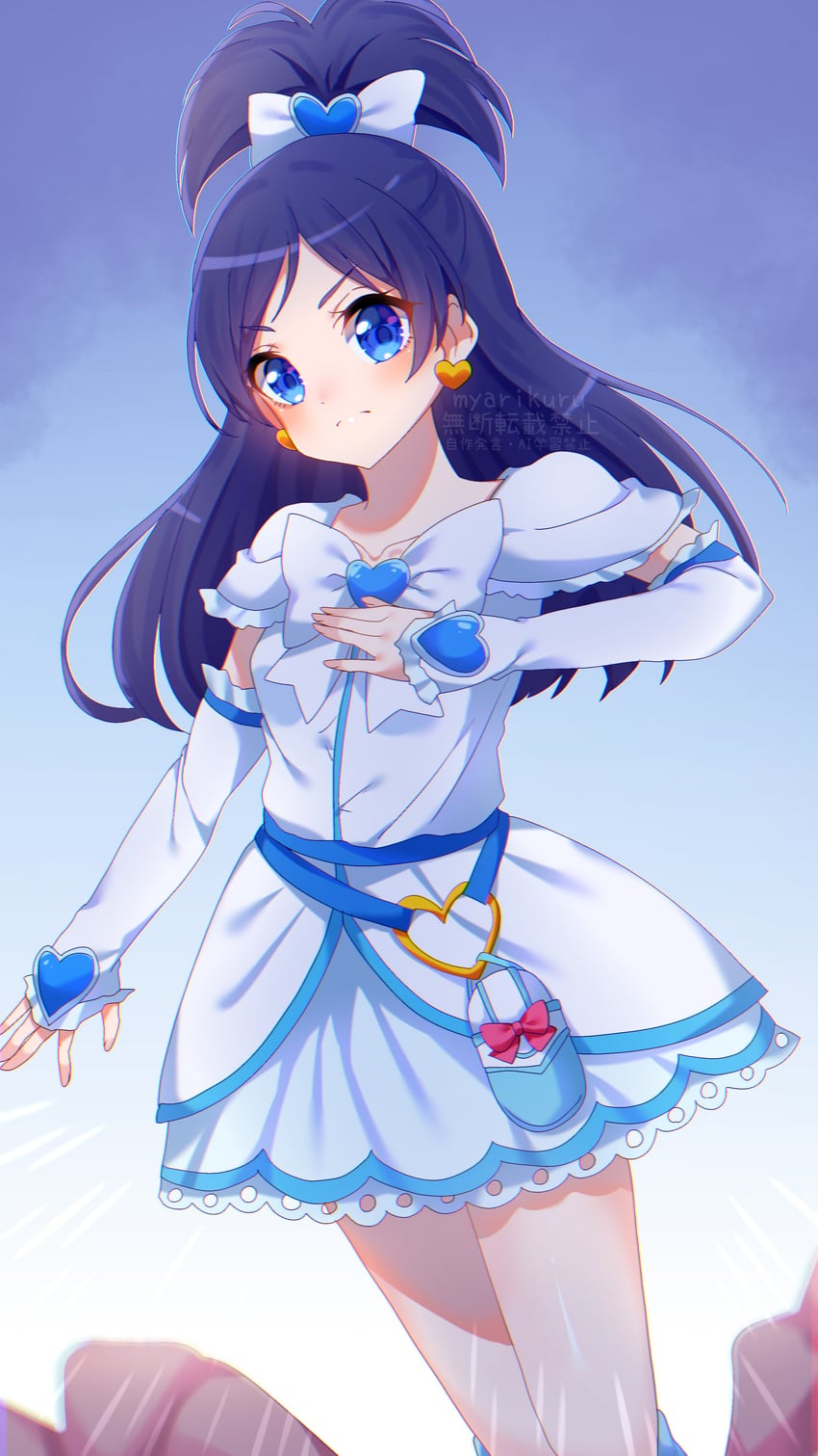 yukishiro honoka and cure white (precure and 2 more) drawn by user_jzcr7853