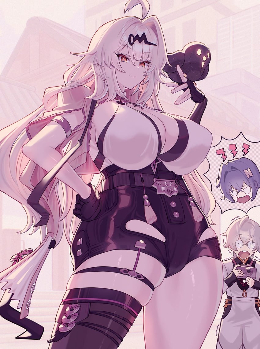 belle, wise, and yixuan (zenless zone zero) drawn by shirogami_seisho
