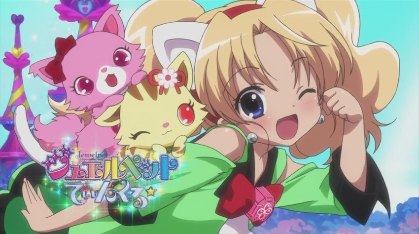 miria marigold mackenzie, garnet, and sango (jewelpet and 1 more)