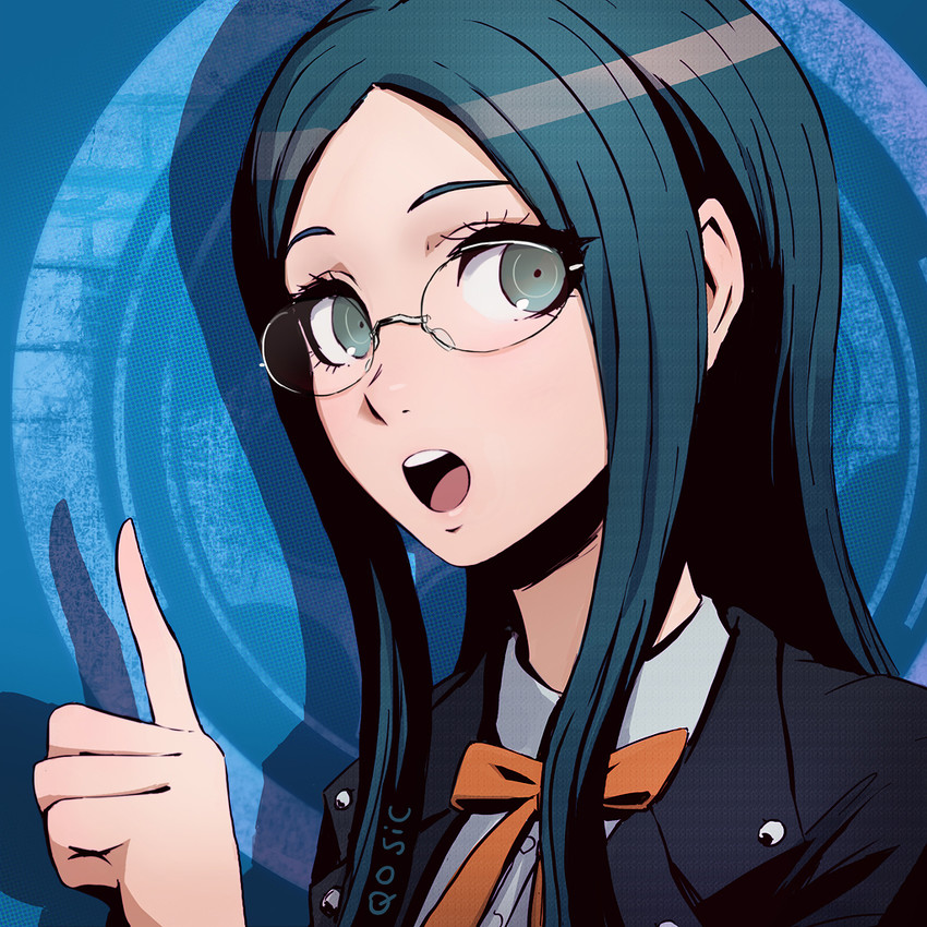 shirogane tsumugi (danganronpa and 1 more) drawn by qosic