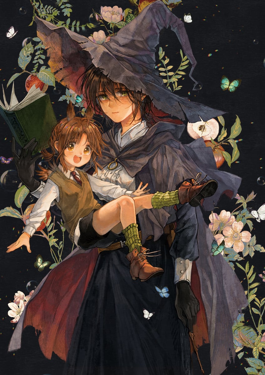 yoru and finstal nox (majo to tsukaima) drawn by itou_hachi